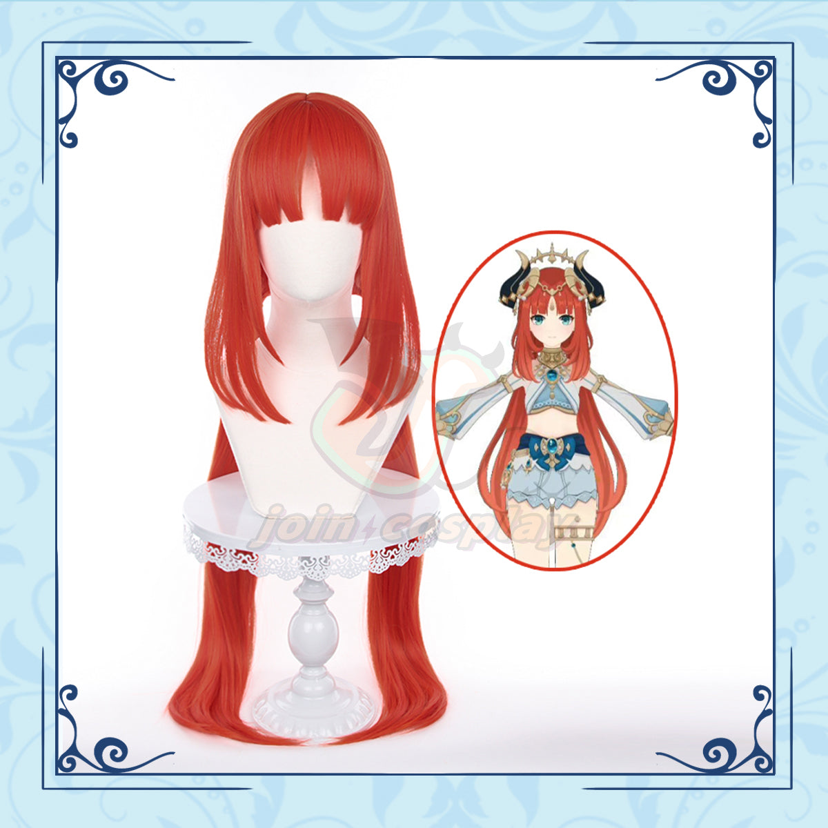Genshin Impact Nilou Sumeru Cosplay Wig
