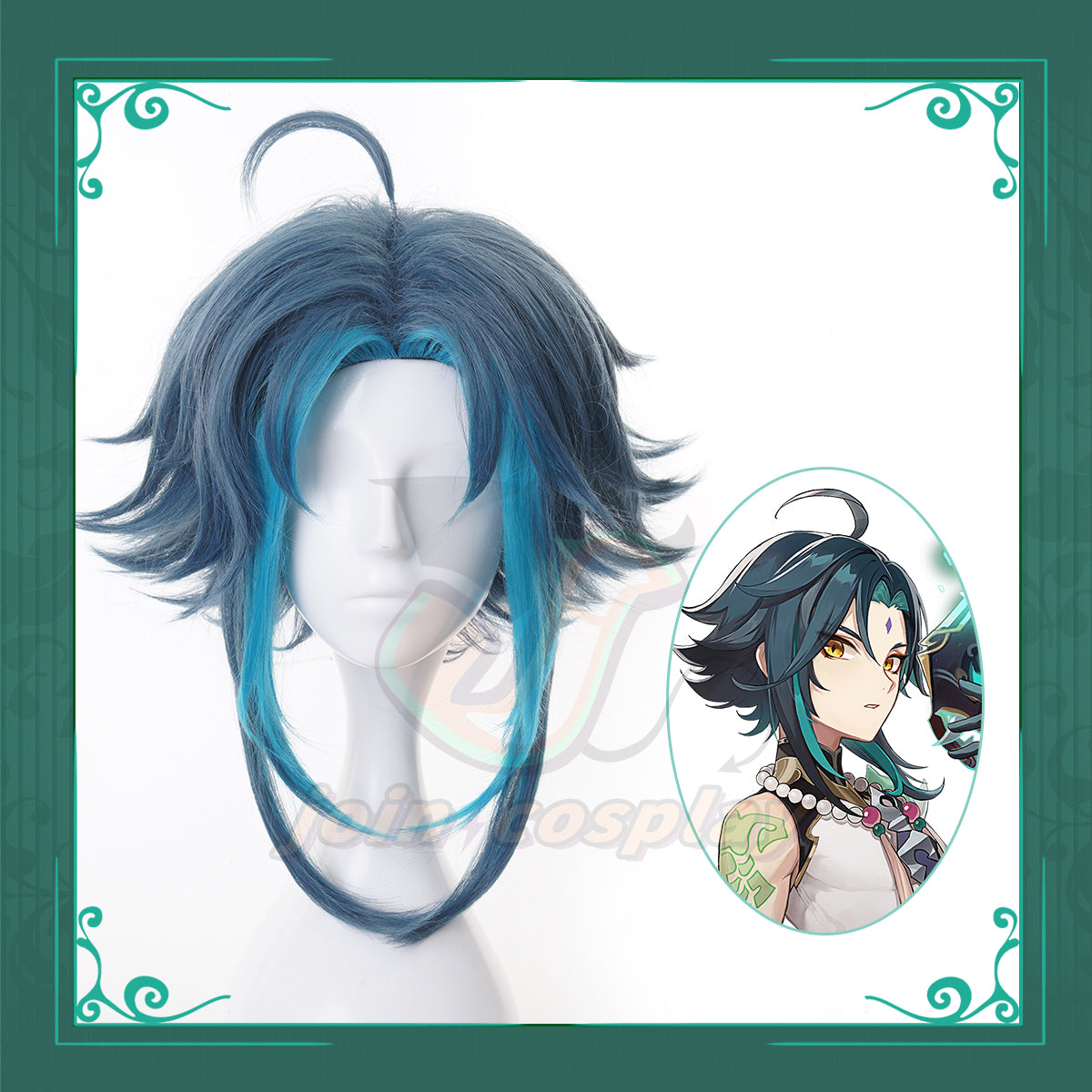 Xiao Genshin Wig