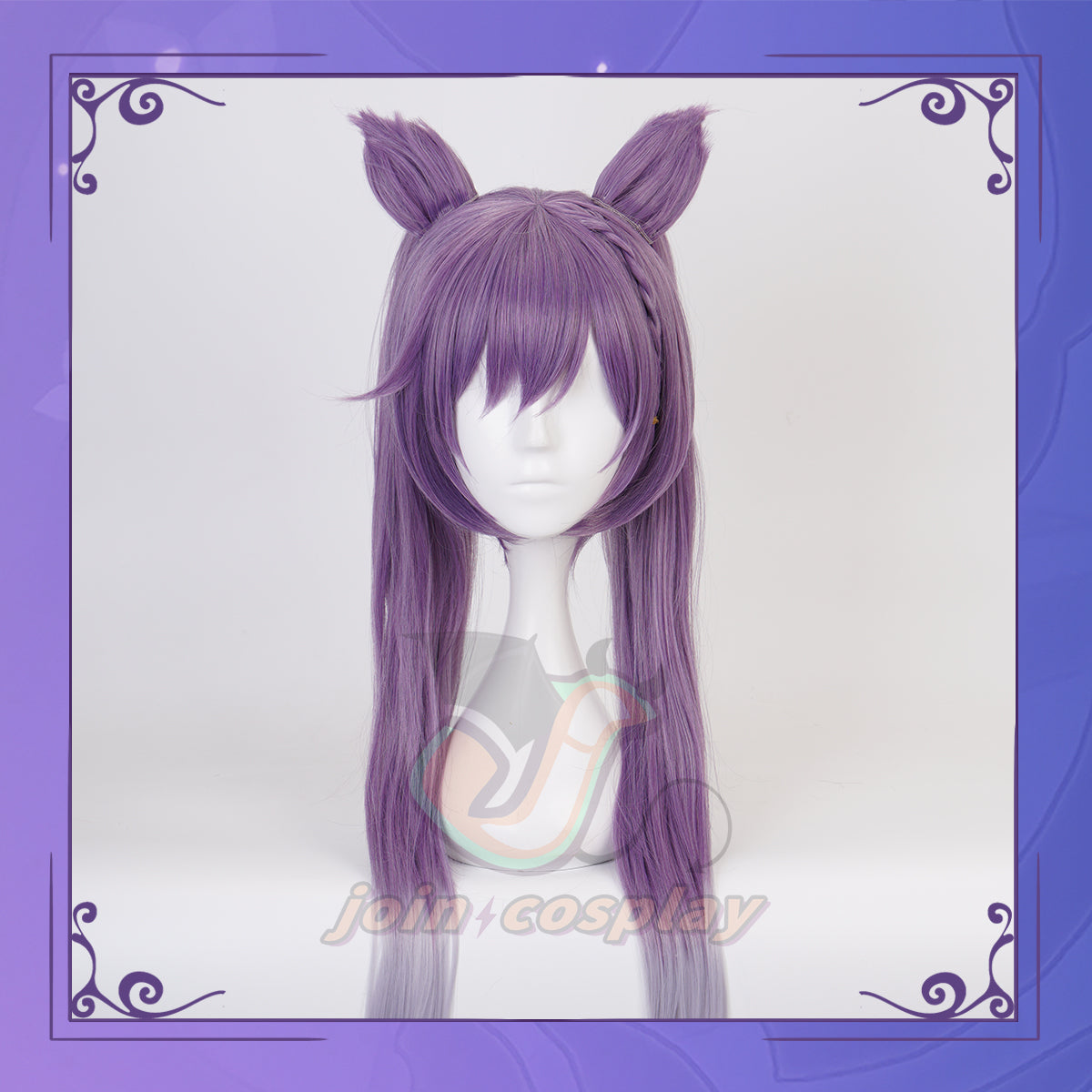 Keqing Cosplay Wig Purple Gradient