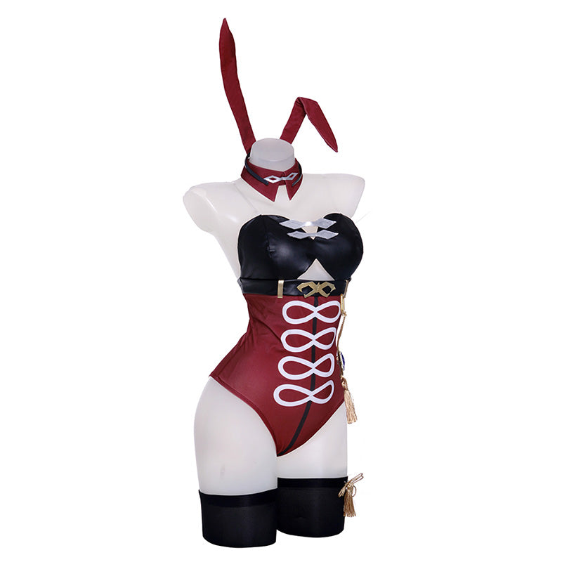 Genshin Impact Beidou Bunny Girl Cosplay Costume