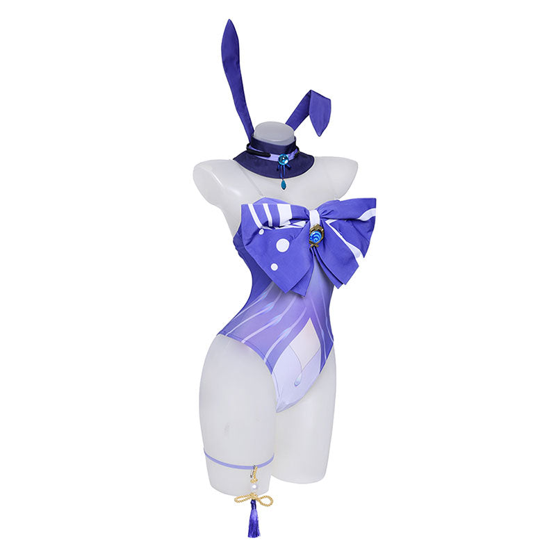 Genshin Impact Sangonomiya Kokomi Bunny Girl Cosplay Costume