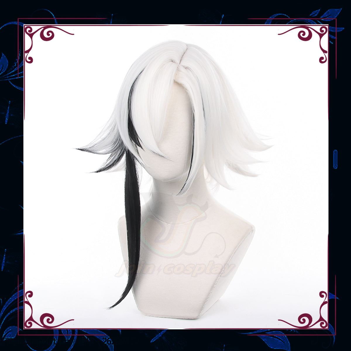 Genshin Impact Arlecchino Halloween Party Role Play Wig