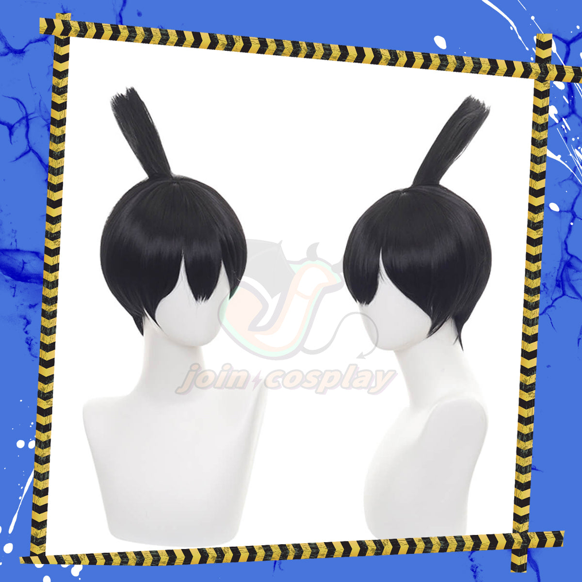 Aki Hayakawa Man Halloween Wig Synthetic Hair