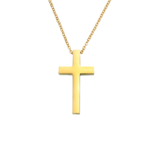 Cyberpunk Edgerunners David Martinez Gold Cross Pendant Necklace