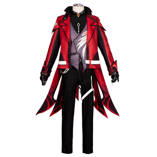 Genshin Impact Diluc Ragnvindr Cosplay Costume