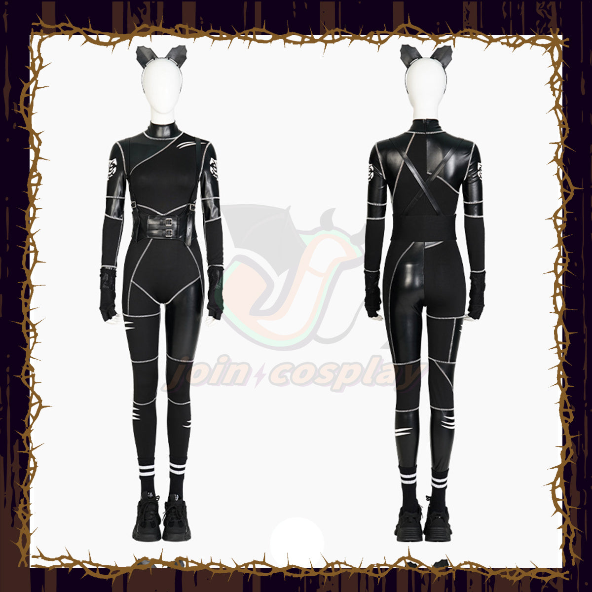 Wednesday (2022 TV Series) Wednesday Cat Suit Cosplay Costume