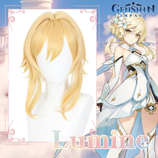 Genshin Impact Lumine Cosplay Wig