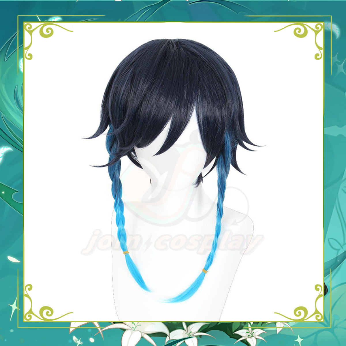Genshin Impact-Venti Cosplay Wig